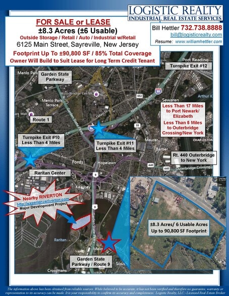 More Photos Of 6125 Main St, Sayreville Land For Lease