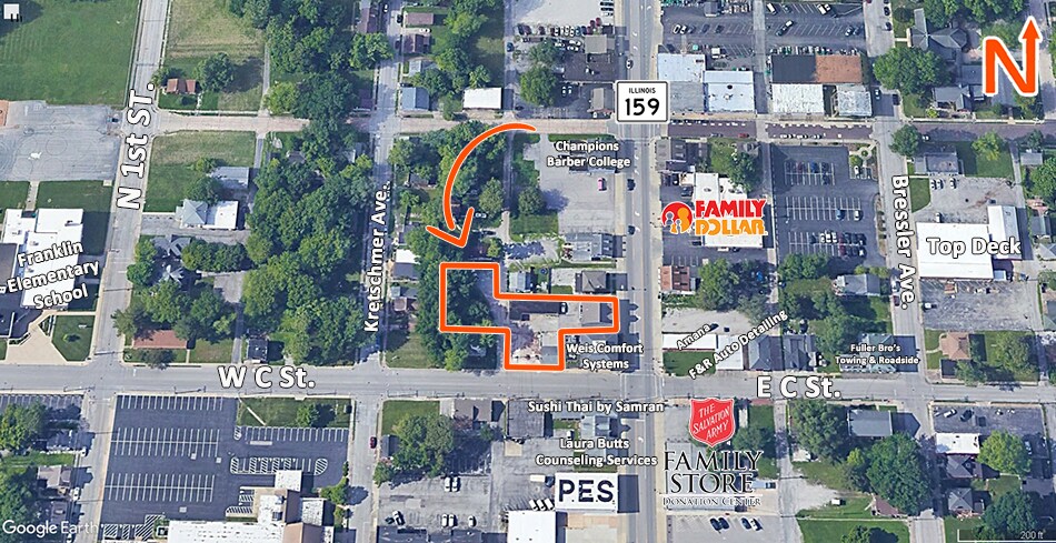 More Photos Of 305-309 N Illinois St, Belleville Storefront Retail Residential For Sale