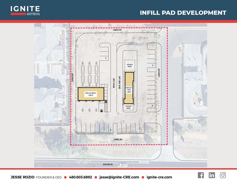 More Photos Of W/NWC 40th St @ Baseline Rd, Phoenix Land For Lease