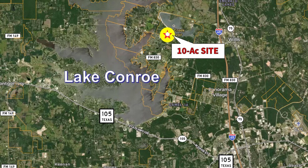 More Photos Of 12371 Cude Cemetery Rd, Willis General Retail For Sale