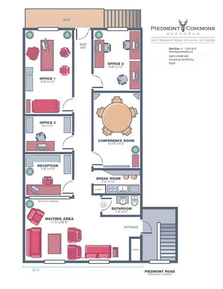 More Photos Of 3015-3025 Piedmont Rd NE, Atlanta Office For Sale