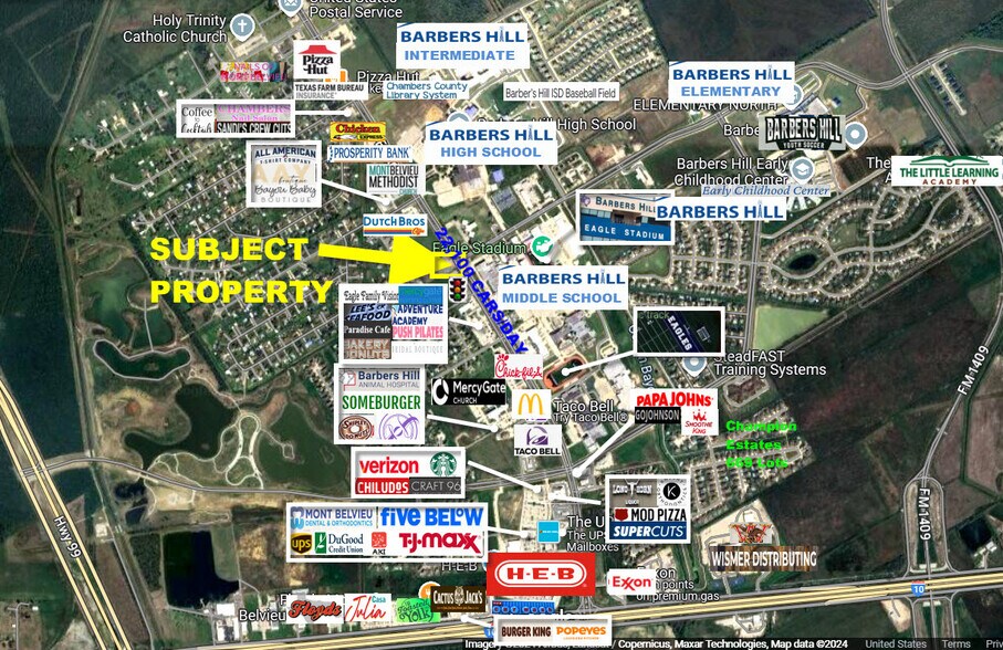 More Photos Of 9737 Eagle Dr, Mont Belvieu Storefront For Sale