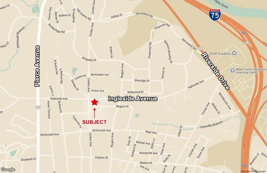 More Photos Of 2384 Ingleside Ave, Macon-Bibb Storefront For Lease