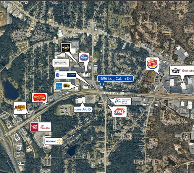 More Photos Of 4696 Log Cabin Dr, Macon-Bibb Storefront Retail Office For Lease