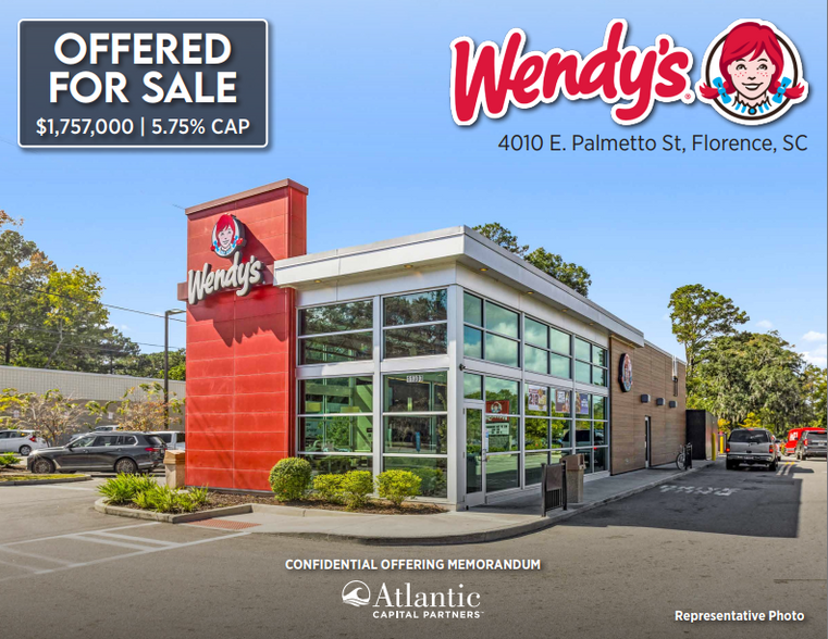 Primary Photo Of 4010 E Palmetto St, Florence Fast Food For Sale