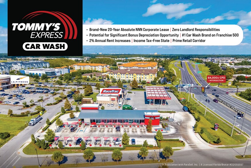 Primary Photo Of 2980 N John Young Pky, Kissimmee Carwash For Sale