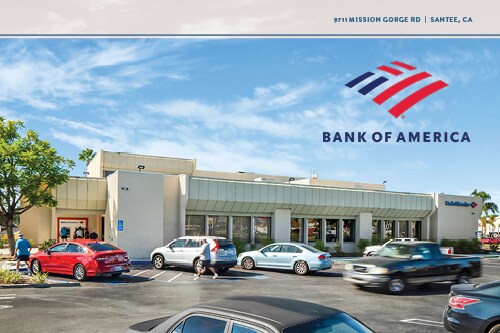 Primary Photo Of 9711 Mission Gorge Rd, Santee Bank For Sale