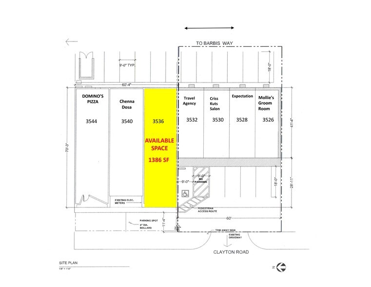 More Photos Of 3536-3544 Clayton Rd, Concord Freestanding For Lease