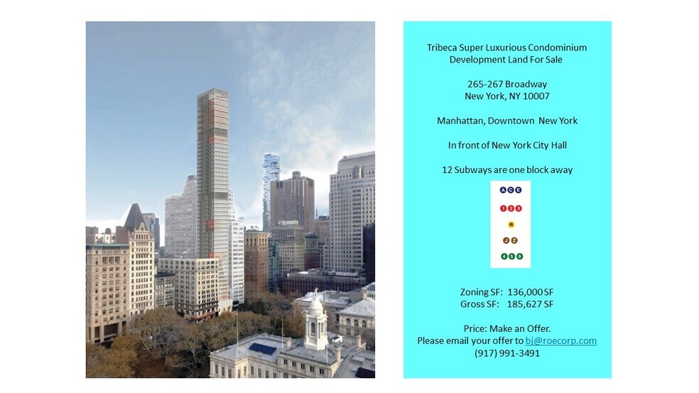 More Photos Of 267 Broadway, New York Land For Sale