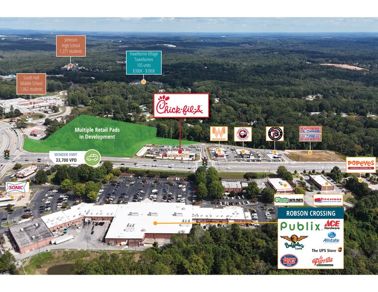 More Photos Of 3437 Winder Hwy, Flowery Branch Fast Food For Sale