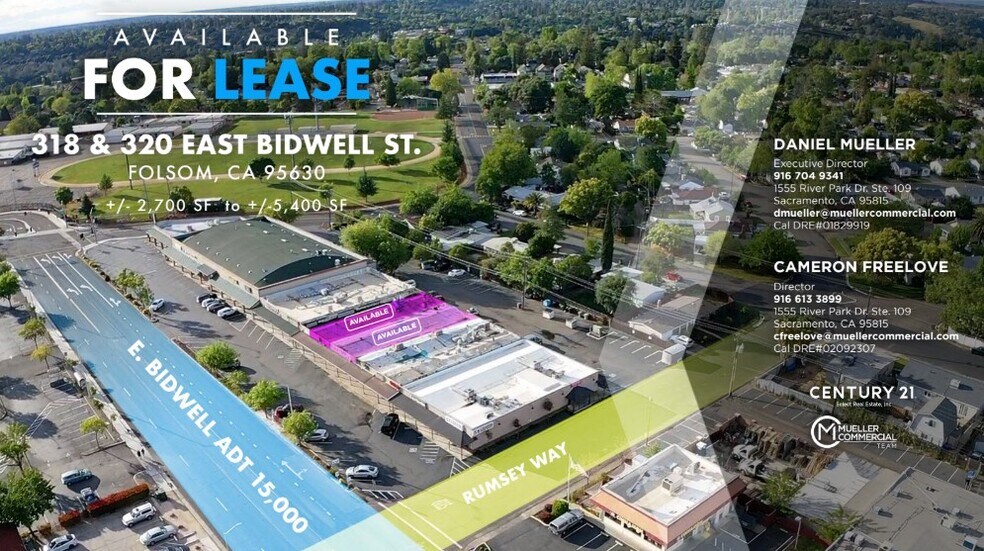 Primary Photo Of 318-328 E Bidwell St, Folsom Freestanding For Lease