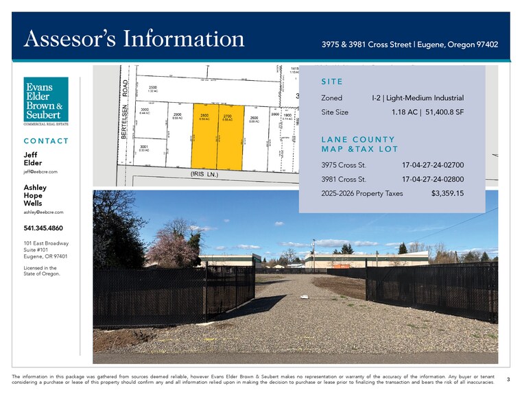 More Photos Of 3975 Cross St, Eugene Land For Sale