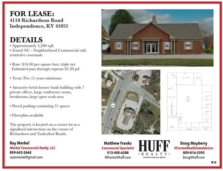 More Photos Of 4110 Richardson Rd, Independence Bank For Lease