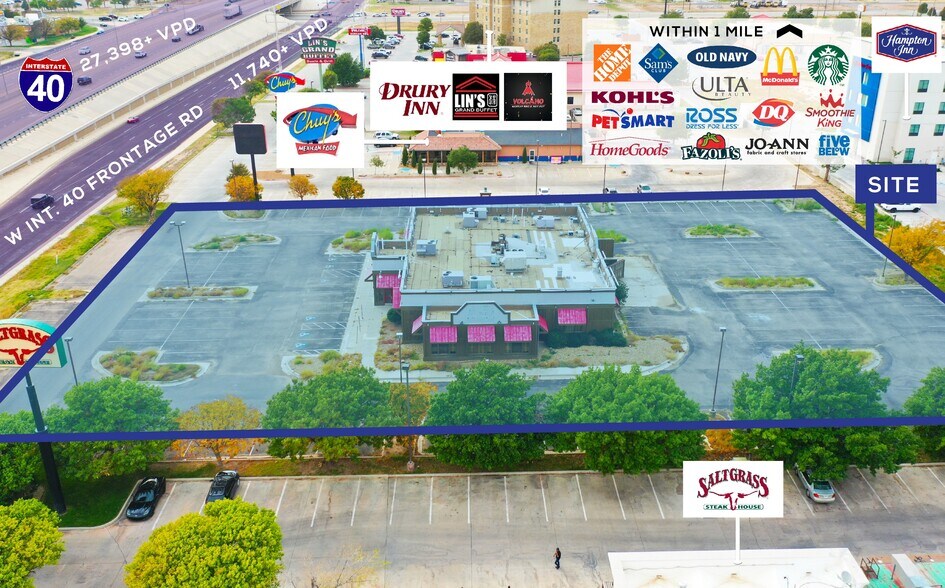 More Photos Of 8310 W I-40, Amarillo Restaurant For Lease