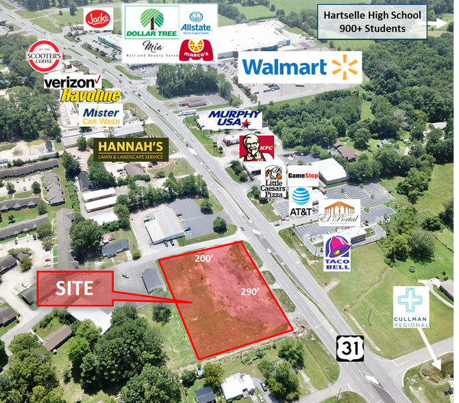 Primary Photo Of 1410 US-31, Hartselle Land For Sale