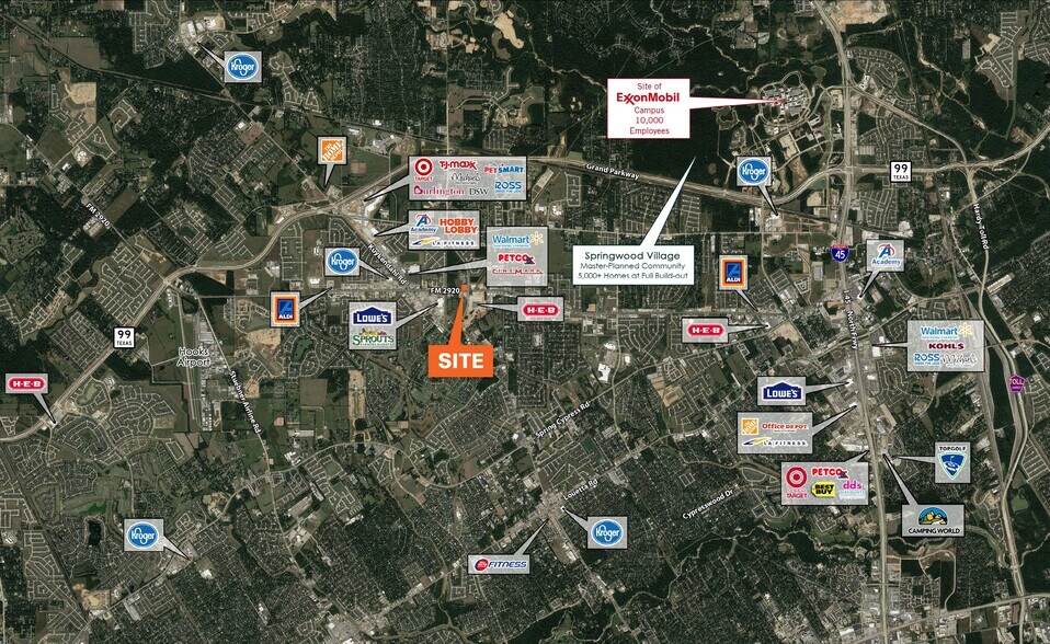 More Photos Of NWC FM 2920 & Gosling Rd rd, Spring Freestanding For Lease