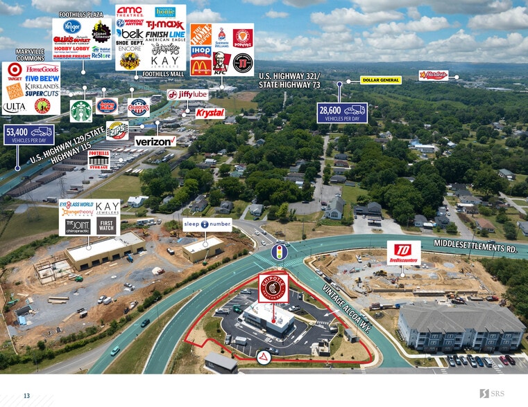 909 Vintage Alcoa Way, Alcoa, TN 37701 Fast Food For Sale