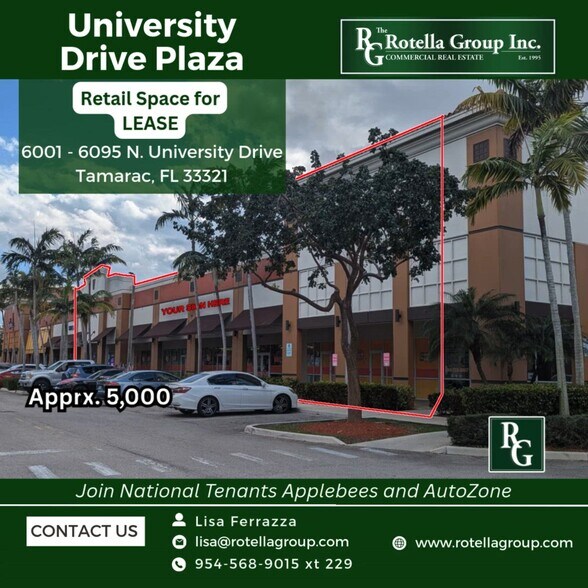 Primary Photo Of 6001-6095 N University Dr, Tamarac Unknown For Lease