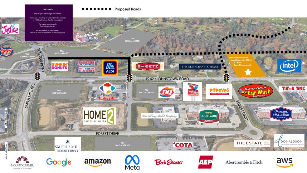 More Photos Of 10087 Johnstown Rd, New Albany Land For Sale