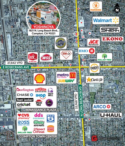 More Photos Of 1821 N Long Beach Blvd, Compton Fast Food For Sale