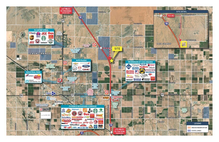 Primary Photo Of SEC Cox Road & Randolph Rd, Casa Grande Land For Sale
