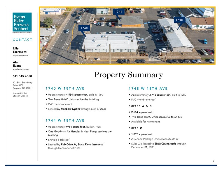 More Photos Of 1740 W 18th Ave, Eugene Office For Sale