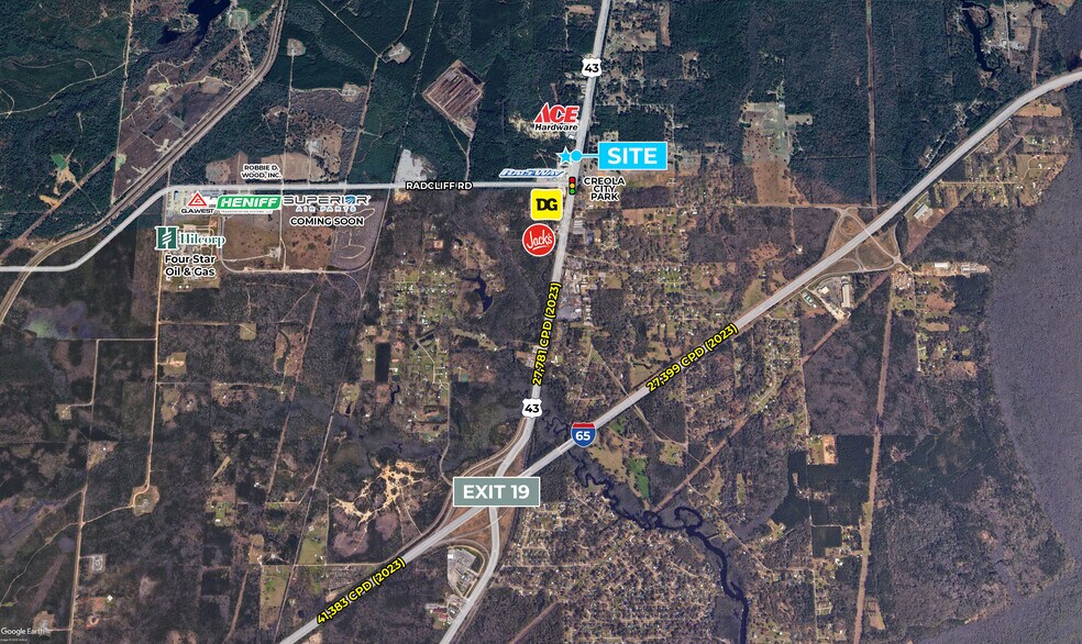 More Photos Of 10033 Highway 43, Creola Land For Sale