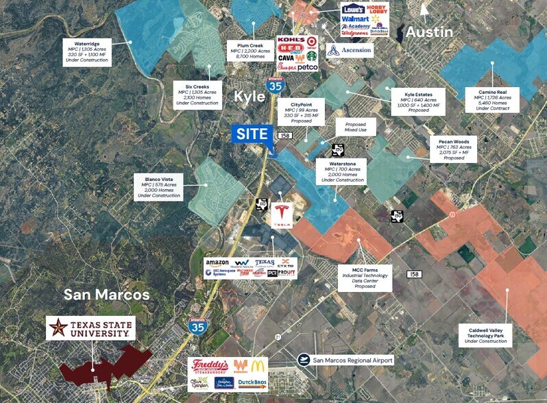 More Photos Of I35 & Waterstone Blvd, Kyle Land For Sale