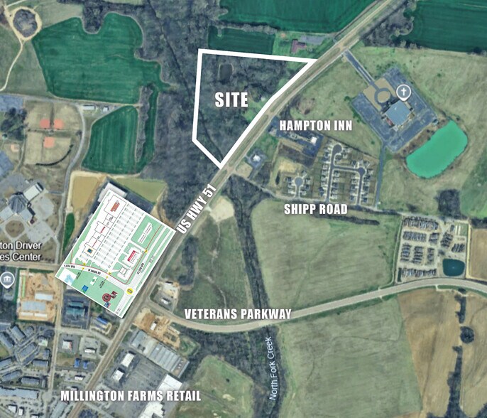 Primary Photo Of 8839 US Highway 51 N, Millington Land For Sale