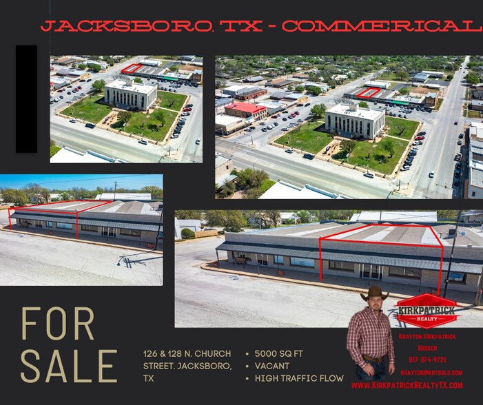 Primary Photo Of 128 N Church St, Jacksboro Storefront For Sale
