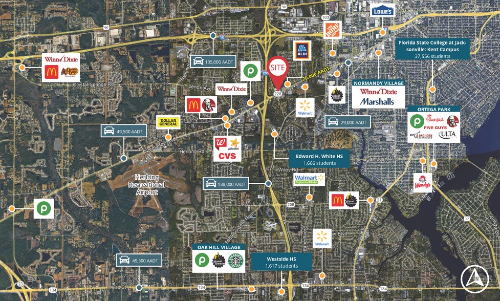 More Photos Of 7211 Normandy Blvd, Jacksonville Fast Food For Lease