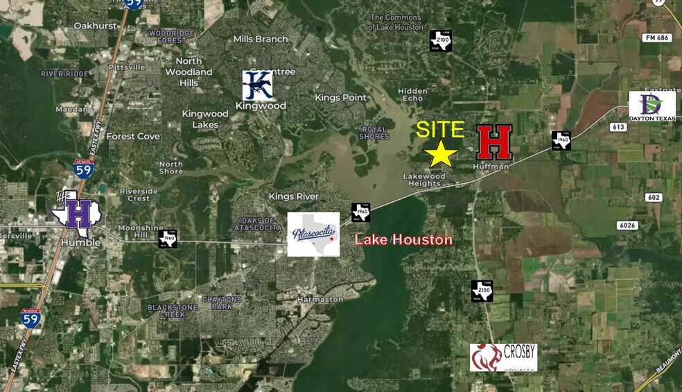 More Photos Of 00 Lake Houston Pkwy, Huffman Land For Sale