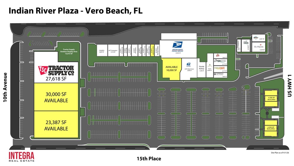 More Photos Of 1501-1601 US Highway 1, Vero Beach Unknown For Lease