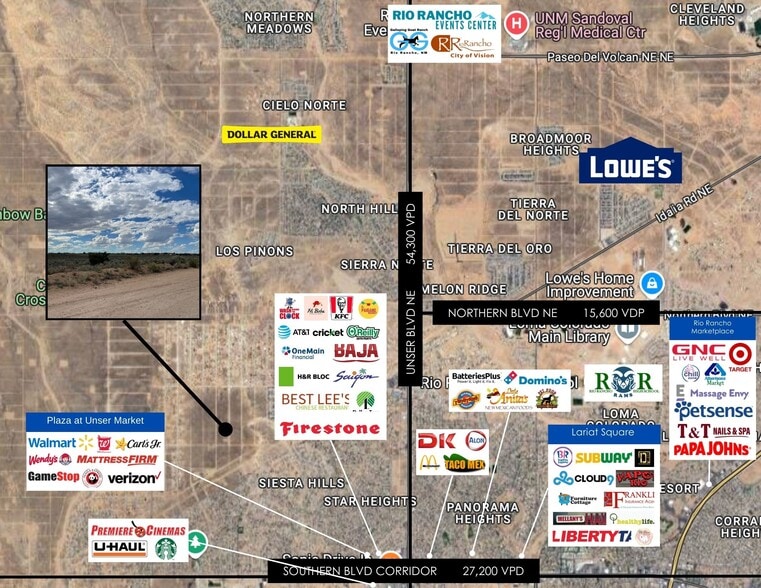 More Photos Of 6th Street Northeast, Rio Rancho Land For Sale