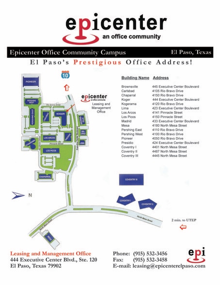 More Photos Of 444 Executive Center Blvd, El Paso Office For Lease