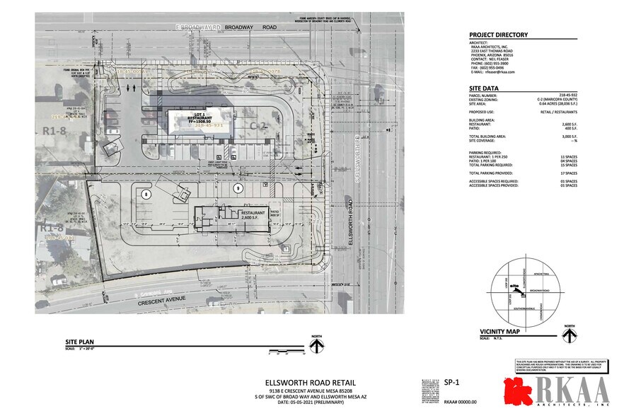 More Photos Of SWC Ellsworth & Broadway, Mesa Land For Lease