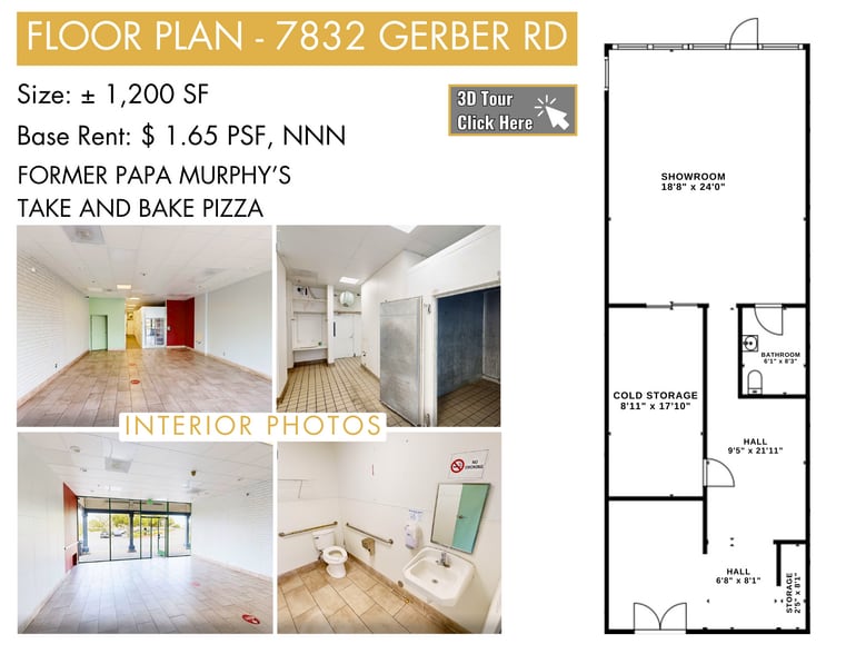 More Photos Of 7802-7856 Gerber Rd, Sacramento Storefront For Lease