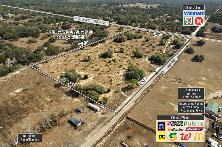 More Photos Of 6725 S Rainbow Pt, Homosassa Land For Sale