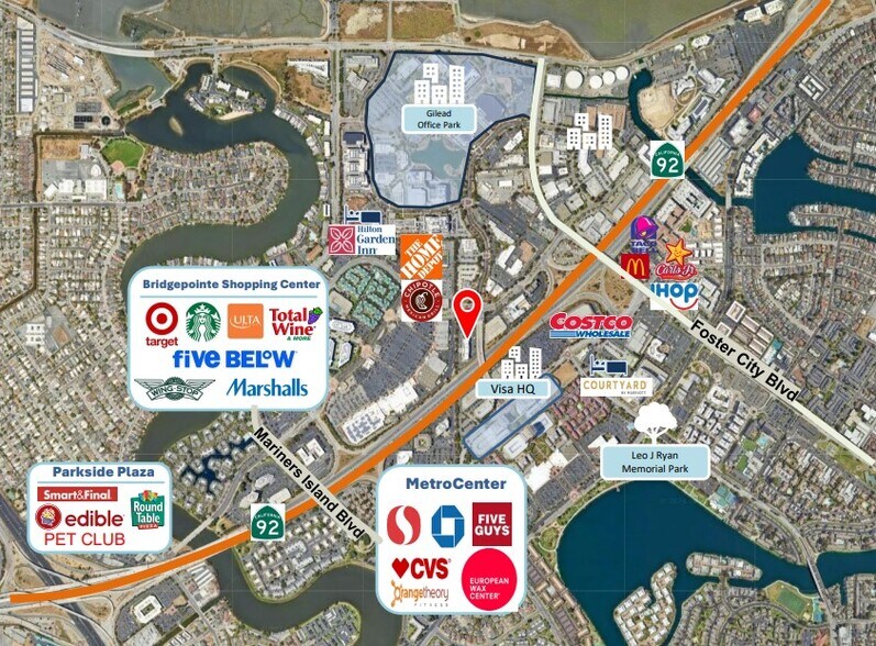 More Photos Of 1297 Chess Dr, Foster City General Retail For Sale