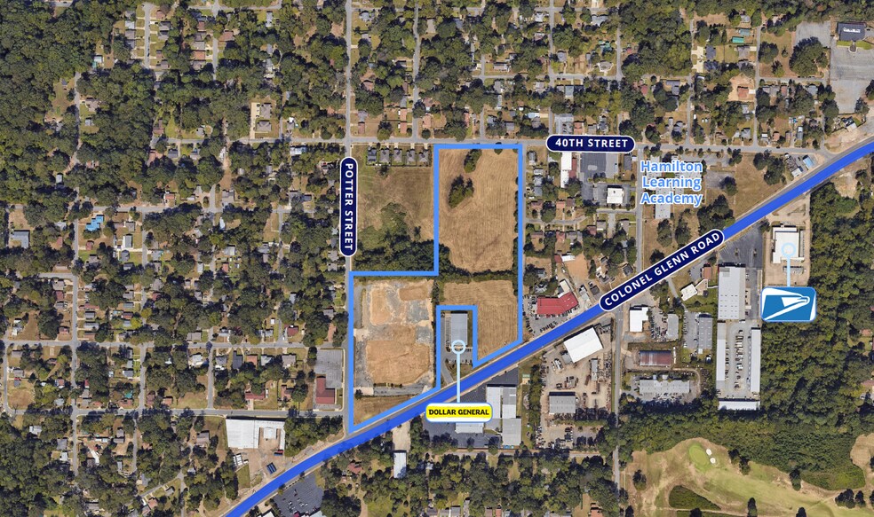 Primary Photo Of 7900 Colonel Glenn Rd, Little Rock Land For Sale