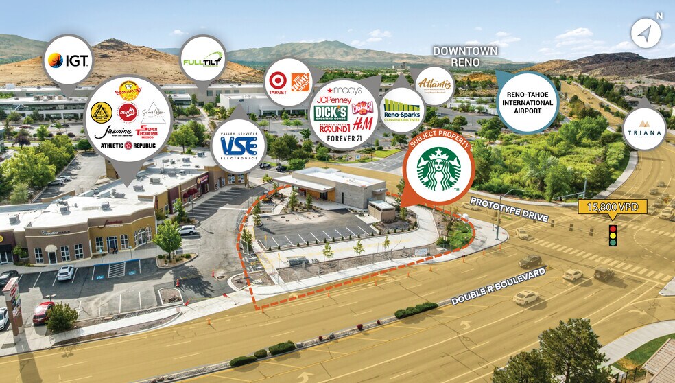 Primary Photo Of 9343 Double R blvd, Reno Freestanding For Sale