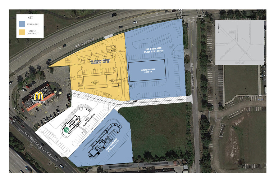 Primary Photo Of SEC Beltway 8 & W Airport Blvd, Houston Land For Lease