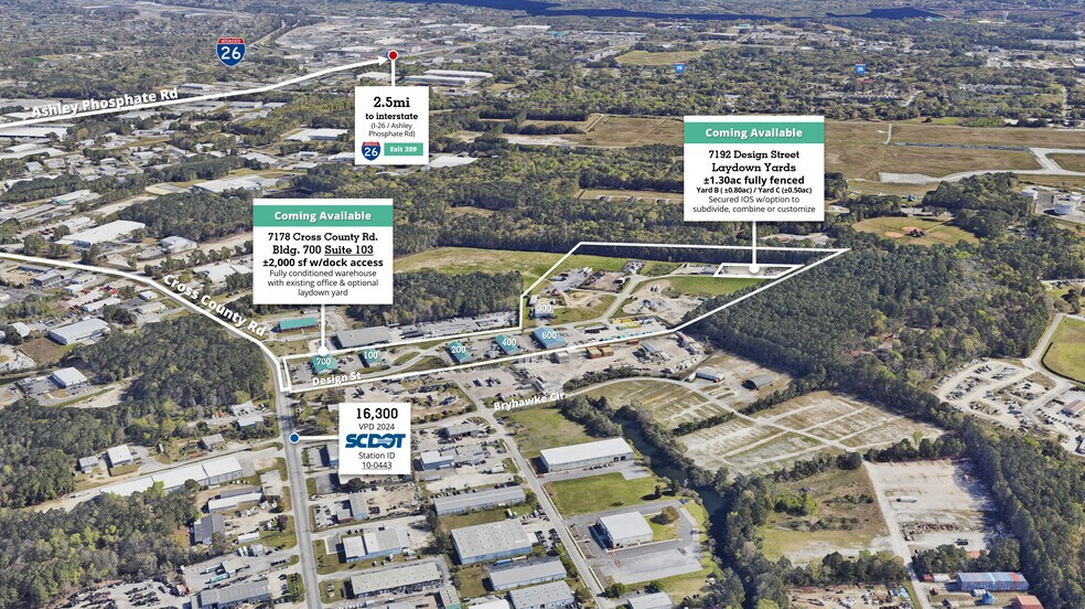 More Photos Of 7192 Design St, North Charleston Land For Lease