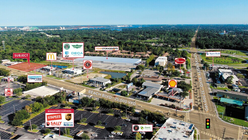 More Photos Of 5617 Beach Blvd, Jacksonville Storefront For Lease