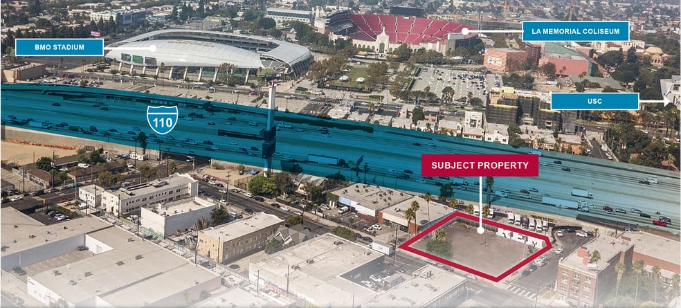Primary Photo Of 3801 S Grand Ave, Los Angeles Land For Lease