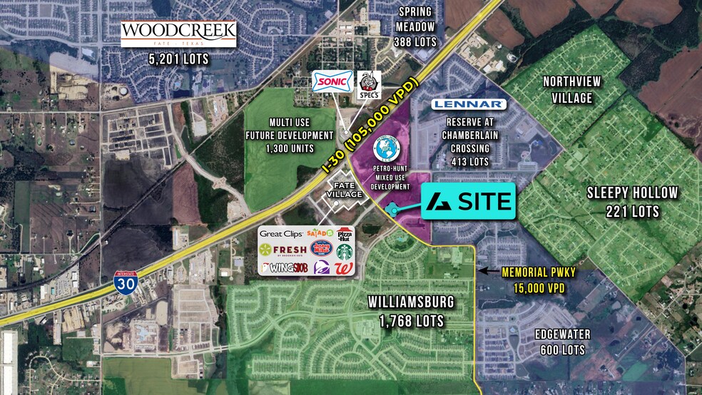 Primary Photo Of SEQ I-30 & Memorial Parkway, Fate General Retail For Lease