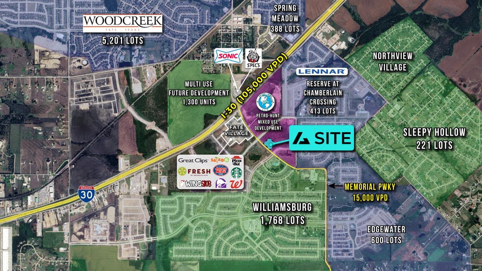 Primary Photo Of SEQ I-30 & Memorial Parkway, Fate General Retail For Lease