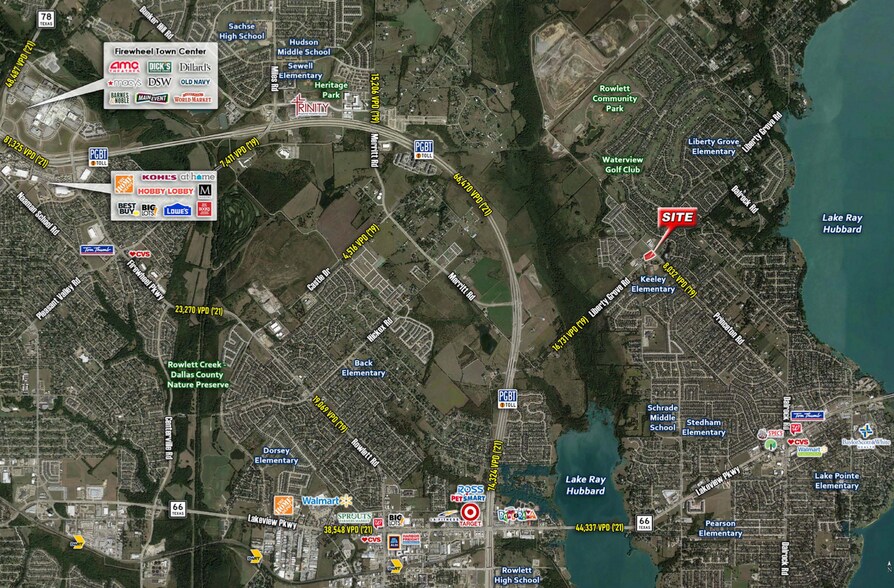 More Photos Of 8701 Liberty Grove Rd, Rowlett General Retail For Lease