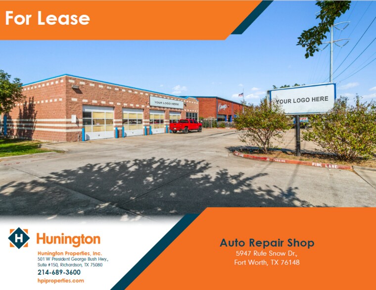 Primary Photo Of 5947 Rufe Snow Dr, Fort Worth Auto Repair For Lease