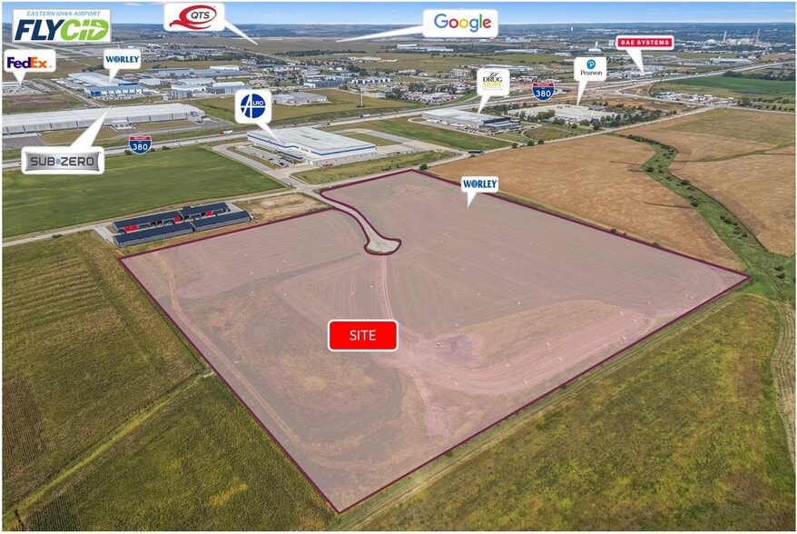 Primary Photo Of 225-237 Ackerman Drive, Cedar Rapids Land For Sale